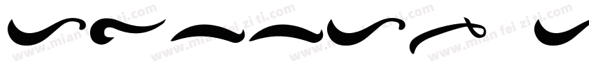 swoosh script字体转换
